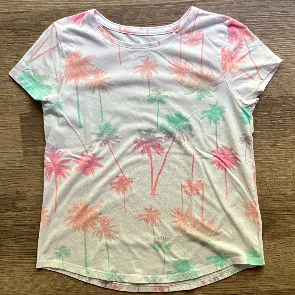 10/12 SO The Favorite Tee Short-Sleeve Multicolor Palm Trees